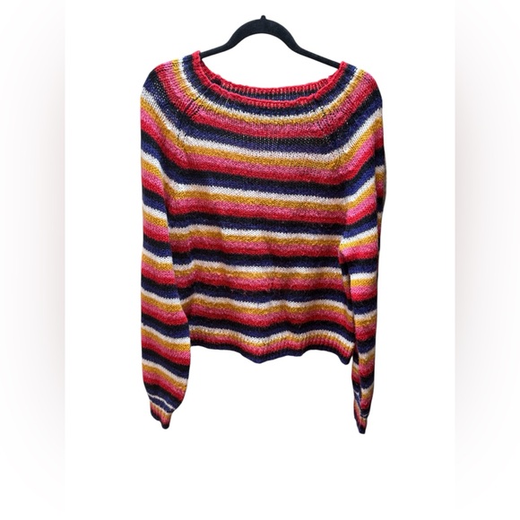 Almost Famous Multicolor Striped Sweater - Picture 4 of 8